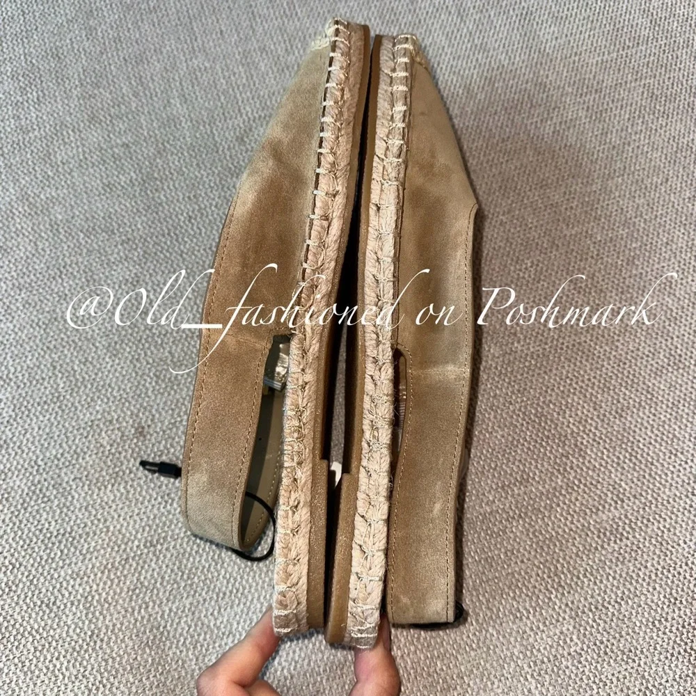 ZARA Suede Espadrille Slingbacks